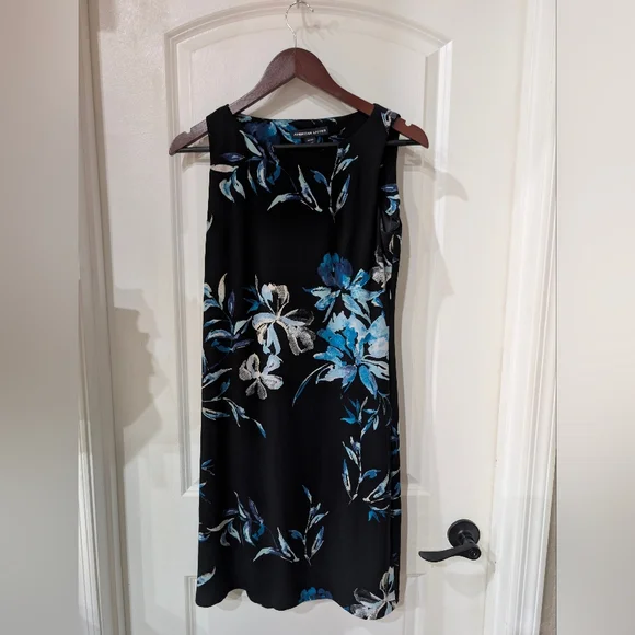 American living black and blue dress - Picture 1 of 4